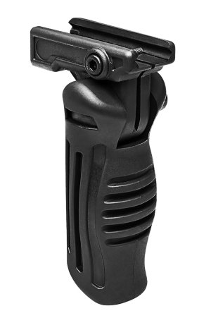 NcSTAR AARFVG Folding Vertical Grip Ergonomic Black Polymer