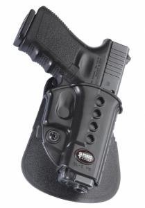 Fobus Evolution GL2E2LH Left Hand OWB Paddle Holster Polymer Black Glock