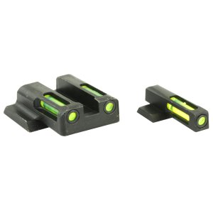 HiViz MPSN321 LiteWave H3 Tritium/Fiber Optic Sight Set for S&W Shield