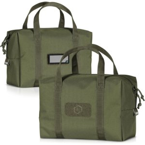 Savior Equipment Mini Hauler Duffle Bag, 2 Pack, OD Green, 12.25x8.5x6in, SP-DUFMINI-2P-OG