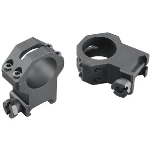 Weaver 99514 4-Hole Tactical Picatinny Aluminum Scope Rings Matte 1"