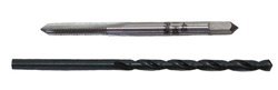 Williams Gun Sight 1768: High-Speed 8-40 Tap & #28 Drill Set, Black Silver Metal, Size 0.30X2.75X4.25