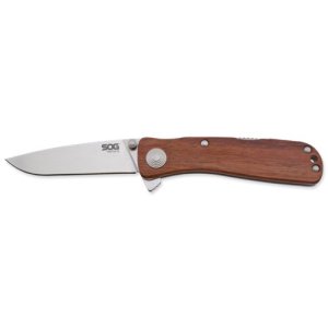 SOG Twitch II 2.65 In AUS-8A Blade Rosewood Handle TWI17CP