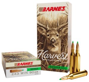 Barnes Bullets Harvest .243 Win 90Gr Sierra Tipped GameKing 20 Box 32398