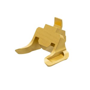 Tyrant CNC TDVP9EGOLD Extended Magazine Release 9mm/40 S&W Fits Heckler & Koch VP9/VP40 Gold Aluminum