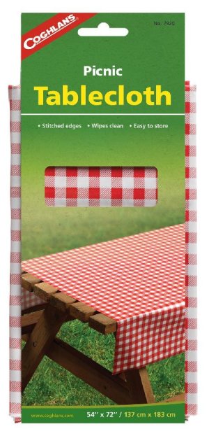 Coghlan's 7920 Camping Table Cloth Outdoor Accessory