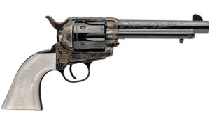 UBERTI Outlaws & Lawmen 1873 Cattleman Dalton 357 Mag 5.5" 6rd Revolver | Engraved Case Hardened