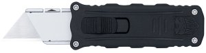 CobraTec Knives Side Button OTF Utility Knife 1.75 In Black/Silver