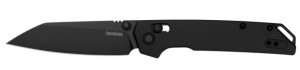 Kershaw Iridium 2038RBLK 3.45 In Reverse Tanto Plain Black