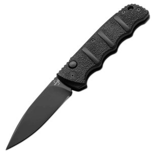 BOKER Kalashnikov 3.25 In D2 Steel Auto Drop Point Black Handle