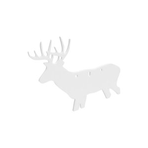 Birchwood Casey BC-47702 AR500 3/8in Deer Silhouette 21in White