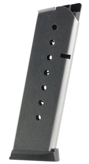 Mec-Gar USA 1911 .45 ACP 8-Round Stainless Steel Magazine
