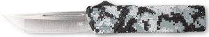 CobraTec WDCCTLETNS 3.25" D2 Steel Tanto OTF Knife Winter Digi Camo