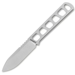 Boker BFF Packlite 2.6in Drop Point PlainEdge Gray Steel