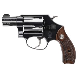 S&W 36CLAS Revolver 38SP 5R Carbon Steel Blue Wood Grip 1.88" Barrel