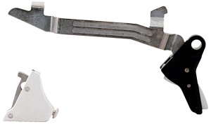 Timney Triggers ALPHAGLOCK5 Silver Straight Trigger for Glock Gen5/44