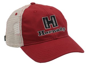 Hornady 99231 Mesh Snapback Cap Red/White OSFA Adjustable Hat