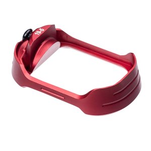 Tyrant CNC Glock 19 Gen 5 Red Aluminum Magwell TDG19G5MWREDBLKSCREW