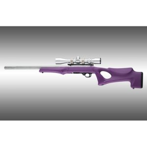 Hogue Ruger 10-22 Thumbhole OverMolded Stock Purple .920