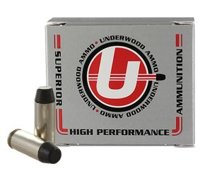 Underwood Ammo Hard Cast Flat Nose Handgun 10mm Auto 220gr FN