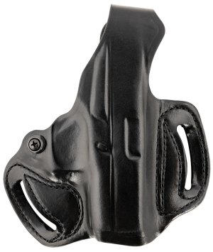 DeSantis Thumb Break Mini Slide OWB Black Leather for Glock 43/48