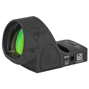 Trijicon SRO 2500003 Red Dot Sight 5 MOA 2.2 in 7075-T6 Aluminum Black