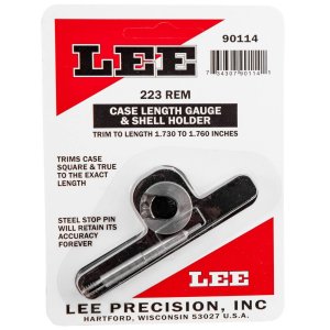 Lee Precision 223 Remington Case Length Gauge and Shell Holder