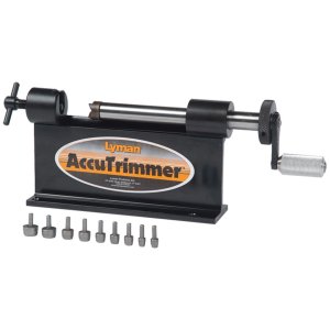 Lyman 7862210 AccuTrimmer Set, 9 Pilots, Aluminum, Black, .17-.458 Win Mag