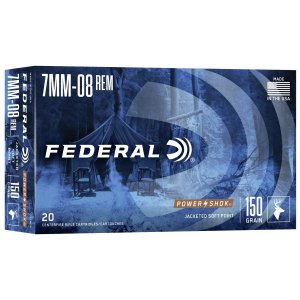 Federal 708CS 7mm-08 Rem 150 Grain Jacketed Soft Point 20 Rounds