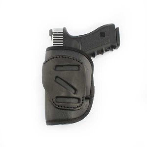 Tagua TWHS-H4-520 Weightless 4 in 1 Holster, IWB/OWB, Eco Leather, Black