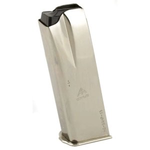 Mec-Gar BRHP15N 15-Round 9mm Nickel Magazine for Browning Hi-Power