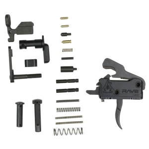 Rise Armament Rave 140 Trigger & Lower Parts Kit Black AR-15