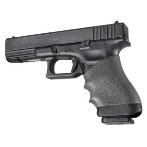 Hogue 17002 HandAll Grip Sleeve Slate Grey Finger Grooves