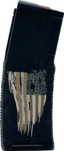 Black Rain BRO-MAG30-TATTEREDFLAG-WTP AR-15 30-Rd Magazine 5.56 NATO