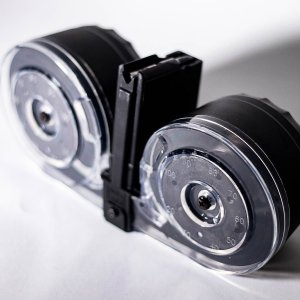 KCI KCI-MZ001 AR-15 100RD 5.56MM Gen 2 Drum Magazine Black Steel