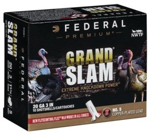 Federal Premium Grand Slam 20 Gauge 3 In 1 5/16 oz #5 Shot 10 Rounds