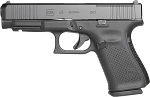 Glock PA495S203MOS7 G49 G5 MOS 9mm 4.49" nDLC Semi-Auto Pistol