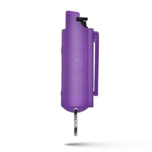 GuardDog Quick Action Pepper Spray 1/2 oz Purple UV Dye Keychain