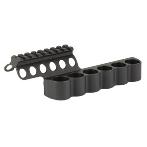 Mesa Tactical SureShell 94270 6-Shell Side Saddle Rail Aluminum Black