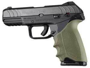 Hogue HandAll Beavertail Grip Sleeve for Ruger Security 9 OD Green