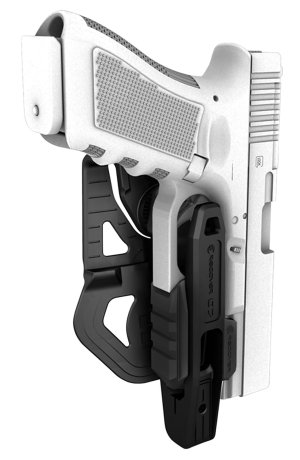 Recover Tactical G7 Black Paddle Holster Glock 17/19 360 Swivel