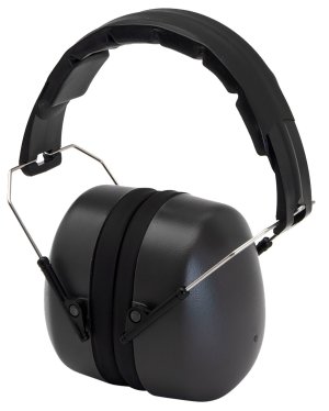 PRYA PM3011 26dB Over-the-Head Ear Muffs Gray Adult 1 Pair