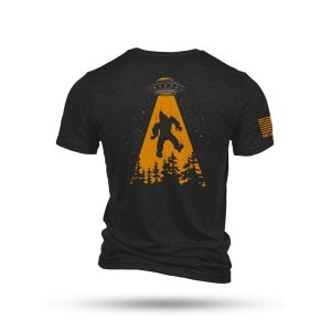 Nine Line UFO Squatch Triblend T-Shirt Black 3XL