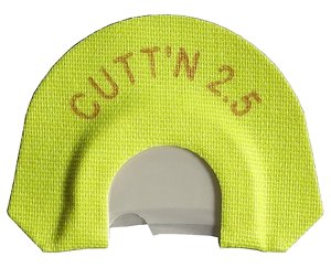 HS Strut Cuttn 2.5 Diaphragm Call Double Reed Attracts Turkeys Yellow