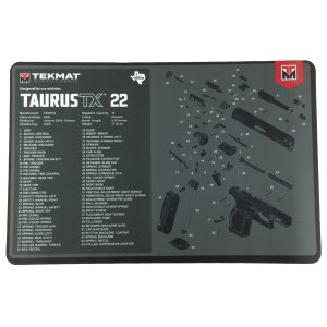 TekMat Taurus TX22 Cleaning Mat Black Non-Slip Bench Mat