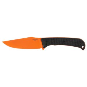 Hogue 35859 Extrak XL 3.90" CPM M4 Blade, Black G10 Handle, Orange Cerakote