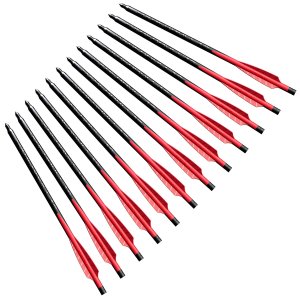 Barnett BAR50038 Demun Hyperbolts 3 Fletch 7 In Dual-Color 12-Pack