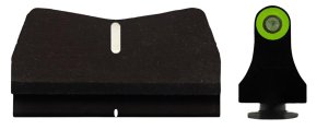 XS Sights GL0015P4G DXT2 Night Sights Green/White Tritium for Glock 17/19