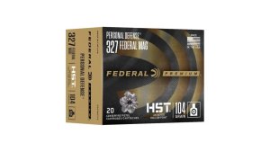 Federal P327HST1S 327 Federal Magnum 104 Grain HST 4 in Brass 20 Rounds