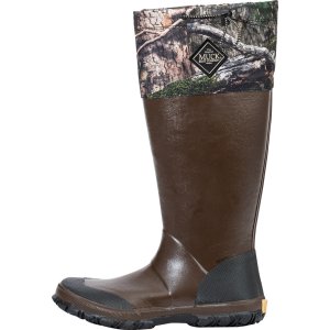 Muck FOR-MDNA-BRN-090 Forager Tall Boot, Bark/Mossy Oak, Size 9, Waterproof